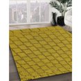 thumbnail image 3 of Ahgly Company Machine Washable Indoor Rectangle Transitional Dark Bisque Brown Area Rugs, 8' x 10', 3 of 7