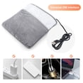 thumbnail image 3 of Foot Warmer Soft Rechargeable Heating Pad For Feet For Daily Home Rest Desk Relaxation Indoor Bedroom Winter Wellness, 3 of 8