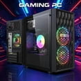 thumbnail image 3 of STGAubron Gaming PC Computer Desktop, Radeon RX 560 4G, Intel Core i7 8th up to 4.1GHz, 16G DDR4, 512GB SSD, WiFi 6, BT 5.2, RGB Fan x2, Windows 11 Home, 3 of 5