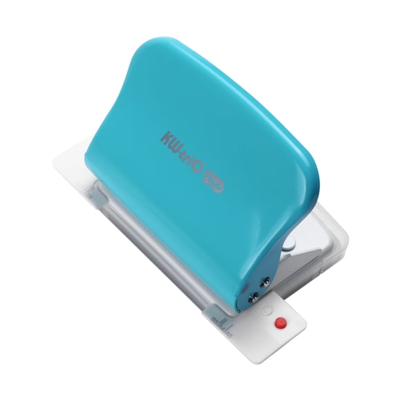 KW-triO 10-Hole Paper Punch Handheld Metal Puncher Support Multiple 20/26/30 Hole Punching 10 Sheet Capacity