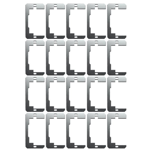 10/15/20 Pieces Wall Panel Spacers Metal Flush Equipment Leveling Plates