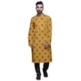 thumbnail image 2 of Atasi Kurta Imprimé pour Hommes Col Mandarin Popeline de Coton Kurta Chemise Décontractée, 2 of 7