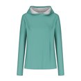 thumbnail image 5 of Timegard Womens Hoodies Plus Size Long Sleeve Thumb Hole Pullover Fall Casual Solid Color Comfy Tops, 5 of 5