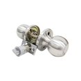 thumbnail image 1 of Jessar - Door Handle for Passage or Wardrobe, Silver Plated, 1 of 1