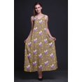 thumbnail image 2 of Bimba Rayon Floral Ladies Printed Backless Spaghetti Strap Long Maxi Evening Party Dress-XX-Large, 2 of 5