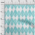 thumbnail image 1 of oneOone Tissu Polyester Lycra Chevron Imprimé Ikat pour Couture Largeur 56 Pouces, 1 of 4