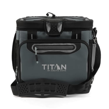 Titan by Arctic Zone  Zipperless Soft Cooler - Basalt Grey 24 Can/13 L Capacity