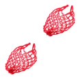 thumbnail image 1 of Baohd Sac en Filet pour Ballon 1/2/3/5 Sac de Transport pour Ballon de Basketball Filet de Rangement Support Rouge 2 Pcs, 1 of 1