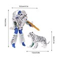 thumbnail image 2 of Meitianfacai Jouet de Déformation Simulation pour Enfants Modèle de Guépard Blanc, 2 of 2