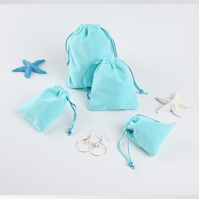 Drawstring Bag Storage Burlap Packaging Gift Corset Pouches Pouches Solid Earring Sack Jewelries Bundle Organize Candy Cosmetic Coins Gray