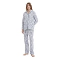 thumbnail image 1 of GLOBAL Womens 100% Cotton Pajamas Set Womens PJs Drawstring Sleepwear for Women,S-XXL, 1 of 2