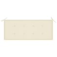 thumbnail image 5 of vidaXL Garden Bench with Cushion 120 cm Bamboo, 5 of 5