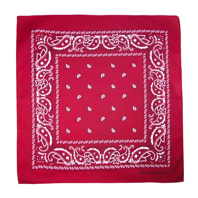 CTM® Bandana Classique en Coton à Motif Cachemire - Fonction et Style Polyvalents