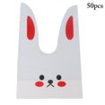 thumbnail image 1 of Coofit 50PCS Candy Bag Rabbit Ears Design Treat Bag Party Favor Bag for Cookies Candy, 1 of 10