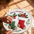 thumbnail image 3 of Beginner Embroidery Kit for Christmas DIY Projects with Printed Cloth, 3 Needles, English Instructions, and 20 cm Hoop, 3 of 6