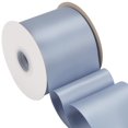 thumbnail image 1 of Joycrosso French Blue Ribbon 4 Inch Wide Thick Fabric Ribbon, 50 Yards Double Faced Satin for Chair Sash Bows Making Bouquet Sewing Christmas Decoration, 1 of 7