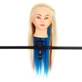 thumbnail image 3 of Greensen 26'' Colorful Salon Hairdressing Hair Training Practice Mannequin Model Head With One Free Comb, Mannequin Practice Head, Training Head, 3 of 4