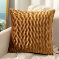 thumbnail image 4 of Solid Colour Velvet Pleated Pillow Set Sofa Cushion Bedside Cushion Office Lumbar Support Lumbar Protection, 4 of 6