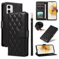 thumbnail image 1 of Motorola MOTO G73 Phone Case , Wallet Flip Cover Adjustable Crossbody Lanyard Magnetic Card Slots, 1 of 5