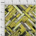 thumbnail image 2 of oneOone Cotton Cambric Lime Green Fabric Stripes Craft Projects Decor Fabric Printed By The Yard 42 Inch Wide, 2 of 4