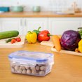 thumbnail image 2 of Food Storage Containers with Lids Airtight, Plastic Meal Prep Containers Reusable, Microwave/Freezer/Dishwasher Safe Clear Leakproof Fruit Vegetables Containers for Kitchenspice Storage, 2 of 4