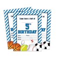 thumbnail image 1 of Darling Souvenir White Birthday Invitation Card Printable Elegant Fill or Write In Blank Party Invites 28 Pcs 5 x 7 Inches, 1 of 5