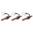 thumbnail image 4 of Transemion Bike Handlebar Mirror Bicycles Motorbike 360-degree Rearview Mirrors Round Left 3Set, 4 of 6