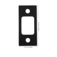 thumbnail image 2 of Miangastore Deadbolt Strike Plate Multi Color Stainless Steel Enhanced Security for Home Security 1Pack 2.24X0.98X0.04In, 2 of 8