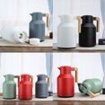 thumbnail image 1 of Insulation pot,Carafe Pot Kettle Tea Carafe With Wood Handle Wood Handle Water Thermal Coffee Carafe Pot With Wood Handle Water Kettle Water Kettle Tea Carafe Walled Thermal Tea Carafe Cold, 1 of 6