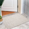 thumbnail image 1 of YUSAZENS 2 x 3 Modern Solid Area Rug Machine Washable, Non-Slip Low-Pile Door Mat for Entryway, Laundry, Soft Floor Mat for Home, Office, Living Room Light Beige, 1 of 5