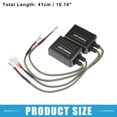 thumbnail image 4 of Unique Bargains LED Voiture Phare Canbus Décodeur C20 H1 H3 Erreur Sans Avertissement Résistances Décodeur Remplacement (Lot de 2), 4 of 7