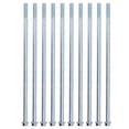 thumbnail image 1 of 10 Pcs Lengthened Half Thread Screws Hex Half Tooth Screw Carbon Steel Half Threaded For Gasoline Generator Gasoline Pump, 1 of 8