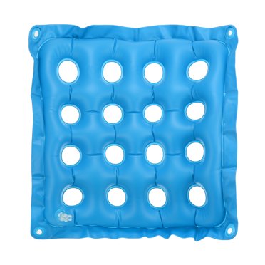 Unique Bargains Coussin de Siège Gonflable, Coussins de Chaise d'Air Portatifs Coussin de Siège Carré en PVC, Orange