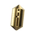 thumbnail image 4 of Almencla 3 Pieces Brass Fishing Weights Adjustable Fast Sinking Compact Hollow Sinker 6.0g, 4 of 8