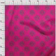 thumbnail image 2 of oneOone Cotton Cambric Fabric Floral Block Print Sewing Fabric BTY 56 Inch Wide, 2 of 4