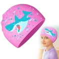 thumbnail image 2 of MVRLSH à Moins de 10 $ Bonnet de Bain en Silicone Confortable Sans Serrage pour Enfants, Convient aux Garçons et aux Filles pour l'Entraînement à la Natation, 2 of 9