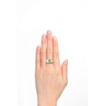 thumbnail image 2 of RYLOS Bagues pour Femmes Bague en Argent Sterling Solitaire Pierre Précieuse Ovale 9x7 mm avec Anneau Fini Satiné Péridot d'Août Bijoux Taille 9, 2 of 7