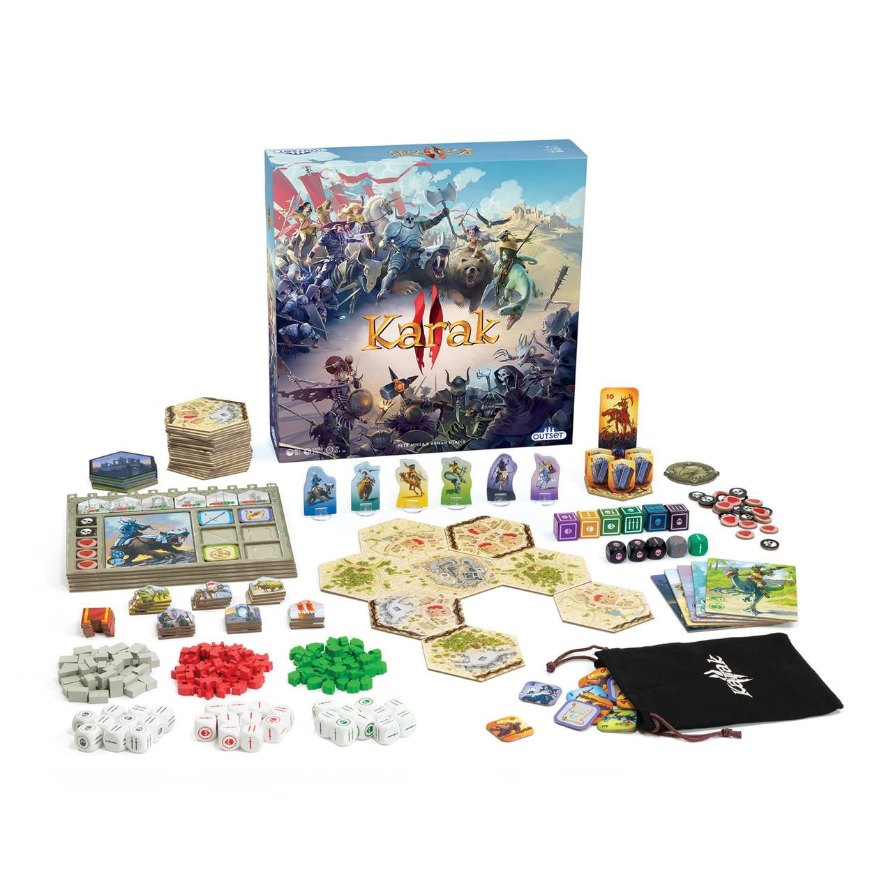 Karak II  - Fantasy Competitive Adventure Board Game  for Ages 10 and up