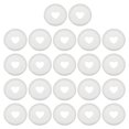 thumbnail image 1 of Unique Bargains Disques de Reliure en Plastique, Blancs, 22 Unités, 1 of 6