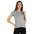 thumbnail image 1 of Inkmeso Solid Short Sleeve Basic T-Shirt For Womens Patch Pocket Casual Summer Basic Top, 1 of 7
