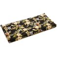 thumbnail image 1 of Coussin de Causeuse d'Extérieur en Polyester Filé de 45 Pouces par 19 Pouces - Freeport Ebony, 1 of 2