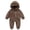 Brun, variante sur IROINID Rabais Cache-Couche pour Bébé à Manches Longues Grenouillère en Molleton pour Nouveau-Né Combinaison de Neige d'Hiver Gigoteuse Cache-Couches Dessin Animé Chaude à Capuche Barboteuse Combinaison Tenues pour Filles Garçons, Beige