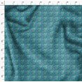 thumbnail image 4 of Soimoi Tissu Georgette Viscose Feuilles Imprimé 1 Yard 42 Pouces de Large, 4 of 6