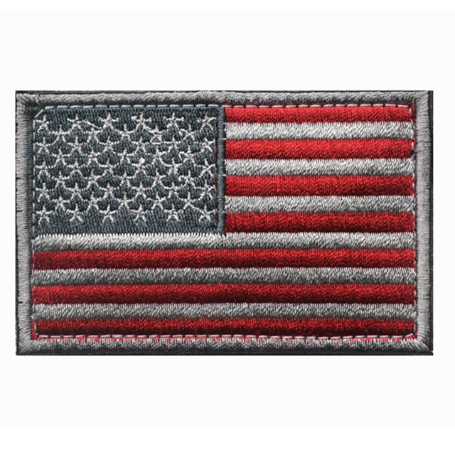 serony 8*5cm Embroidery American Flag Chapter Clothes Bags Patch Badges Armband Stickers