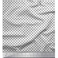 thumbnail image 1 of Soimoi Black polyester Crepe Fabric Cross & Geometric Print Fabric by the Yard 42 Inch Wide, 1 of 3