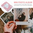 thumbnail image 4 of Miangastore Album Photo Mini Cœur Creux Petit Album Photo Cartes Photo Porte-Album, 4 of 8