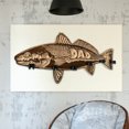 thumbnail image 4 of TopLLC Wood Redfish Fishing Rod Holder Wall Mounted Fishing Rod Storage Rack Father's Day Gift on Clearance, 4 of 7