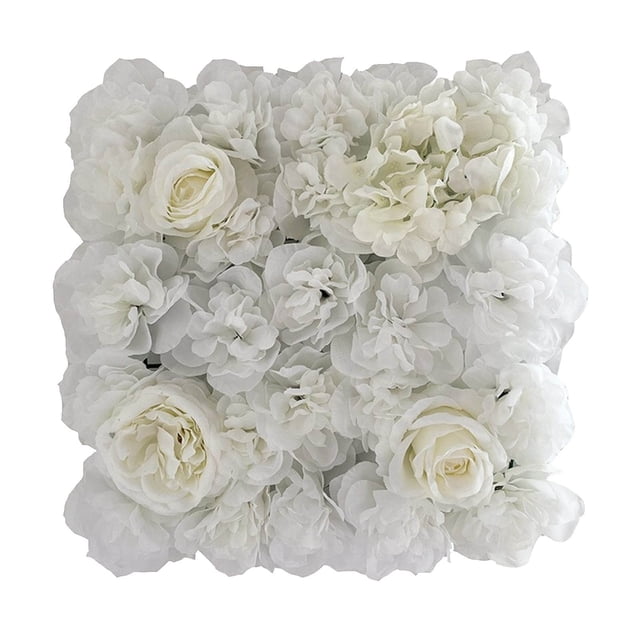 Dvkptbk Plastic Flower Wall Decoration Simulation Flower Wall Wedding Decoration Artificial Flowers Rose Wall Flowers Wedding Flowers Suitable for Multi-Scene Flower Wall Home Decor
