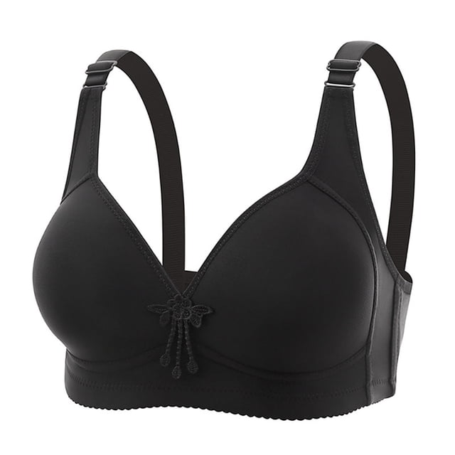 Birdeem Woman Color Thin and Steel Hoop Gathered Breathable Underwear for Daily Bras