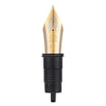 thumbnail image 2 of Plume de Stylo-Plume Remplacée en Acier Inoxydable Doré Pointe Taille EF/F/M Fournitures de Stylo d'Écriture de Bureau, 2 of 5